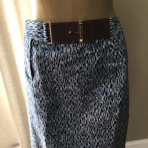 Michael Kors skirt with belt trim, Size 12